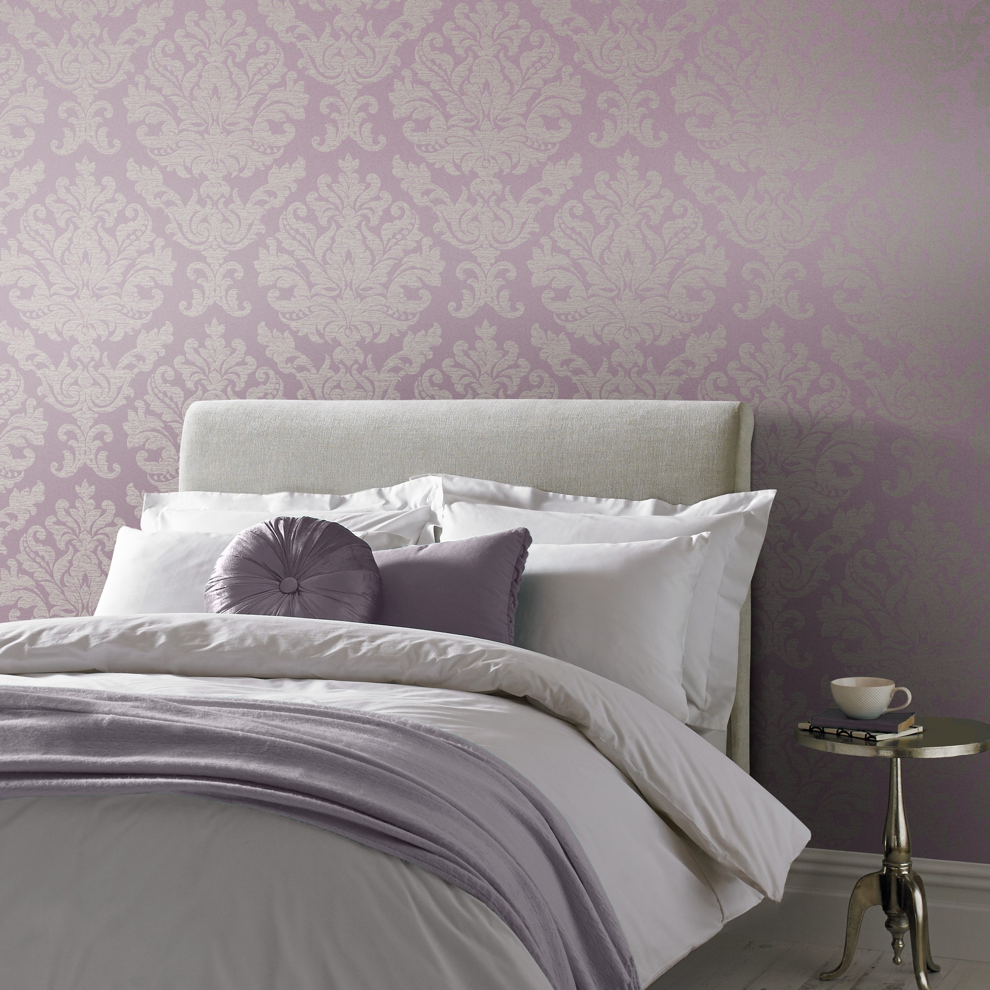 Antique Lilac Wallpaper 105448 By Graham Brown In Purple